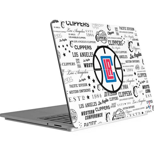 NBA Los Angeles Clippers Blast Logos Surface Laptop Studio Skin